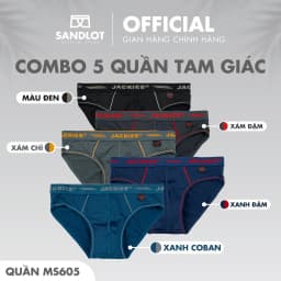 Thumbnail Quần Lót Tam Giác Nam JACKIES Cao Cấp, Thời Trang Trẻ Trung, Phong Cách Hàn Quốc, Đa Dạng Màu Sắc MS605 1