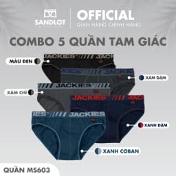Thumbnail Quần Lót Tam Giác Nam Jackies Cao Cấp, Hoạ Tiết Tinh Tế, Bắt Mắt, Ôm Dáng Chuẩn, Phong Cách Trẻ Trung MS603 1