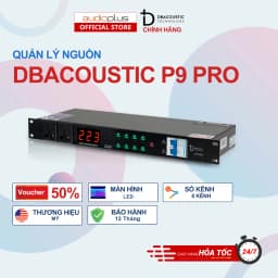 Thumbnail Quản lý ng.uồn DBAcoustic P9 Pro - 8 Cổng cắm điện - 8 đèn Led - Hàng chính hãng - BH12T 1