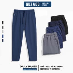 Thumbnail Quần Nam GUZADO chất liệu gió, dáng suông thể thao, vận động thoải mái GDC01 1