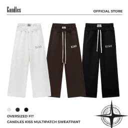 Thumbnail Quần Nỉ Candles  Multipatch Straight Unisex 1