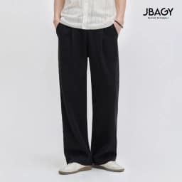 Thumbnail Quần ống rộng cạp chun JBAGY cho nam nữ, ống rộng, màu đen chất thun co giãn dầy dặn đứng form JD0109 1