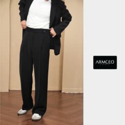 Thumbnail Quần ống rộng nam ARMCEO cạp cao 5cm hack dáng che khuyết điểm siêu tốt chất liệu arims dày dặn đứng form -AD02 4