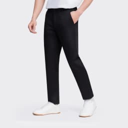 Thumbnail Quần Ống Suông Regular Fit Nam Vải Kaki Cotton INSIDEMEN Dáng Âu Co Dãn Phong Cách Công Sở IKK01503 4