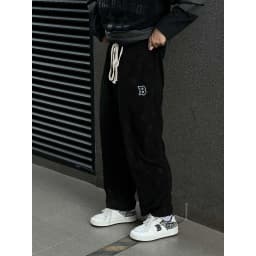 Thumbnail Quần ống suông rộng chất nỉ unisex The Bad God Intricate pants 1