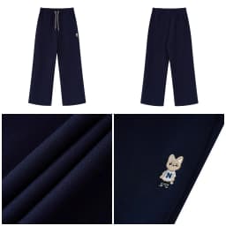 Thumbnail Quần ống suông Unisex NOAM Teeny Homie Form rộng - Màu đen/ trắng/ be/ xám/ xanh than/ be đậm 4