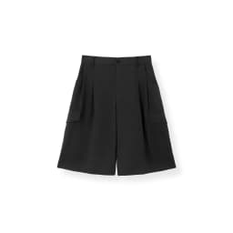 Thumbnail Quần Short Âu Ống Rộng NEWSEVEN Pleated Short Vải Xước Hàn NQS.466 3