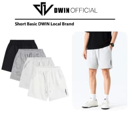 Thumbnail Quần short basic DWIN Serenity unisex nam nữ local brand đùi chất nỉ ép hai da dày dặn co giãn tốt 1