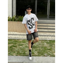 Thumbnail Quần Short Cargo Denim SAIGONESE Quần Đùi Túi Hộp Nam Nữ / Đen 4