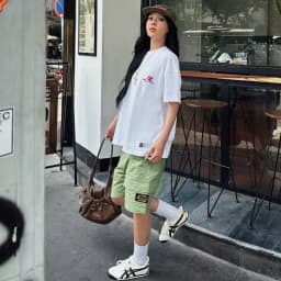 Thumbnail Quần Short Cargo Kaki SLY màu Olive / Black 2
