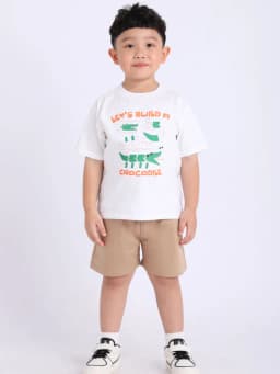 Thumbnail Quần short cho bé trai, quần thun vải đi học bé trai từ 1 tuổi - 10 tuổi - QU39N - Baa Baby 2