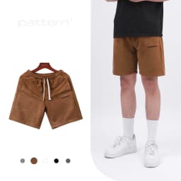 Thumbnail Quần short da lộn basic PATTERN PQ017 3