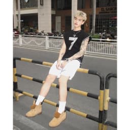 Thumbnail Quần Short Dù SAIGONESE Quần Đùi Lưng Thun Dây Dài Có Lót Lưới Form Trên Gối Unisex Nam Nữ 3