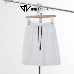 Thumbnail Quần short đùi thun bắp unisex Dwin thun Basic nam nữ oversize ống rộng ulzzang Hàn Quốc 4