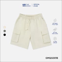 Thumbnail Quần short gió nam thiết kế túi hộp, chất liệu vải gió 2