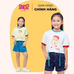 Thumbnail Quần Short Jean Lưng Thun Năng Động Cho Bé Gái Từ 18-55 KG Chất Vải Mềm Thoải Mái YQX051-2 1