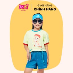 Thumbnail Quần Short Jean Lưng Thun Năng Động Cho Bé Gái Từ 18-55 KG Chất Vải Mềm Thoải Mái YQX051-2 2