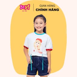 Thumbnail Quần Short Jean Lưng Thun Năng Động Cho Bé Gái Từ 18-55 KG Chất Vải Mềm Thoải Mái YQX051-2 3