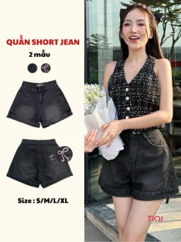 Thumbnail Quần short jean nữ lưng cao TiQi Jeans S1-287 1