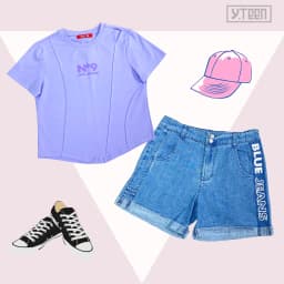 Thumbnail Quần Short jean TT chữ YTEEN bé gái từ 35-65KG EQX044-3 2