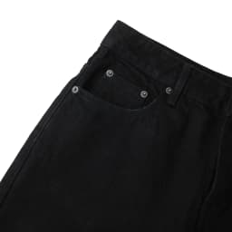 Thumbnail Quần Short Jeans DAPPERANDMORE Washed Denim Form Lửng - Solid Black 4