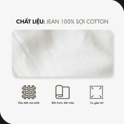 Thumbnail Quần Short Jeans Nam By Cotton Cao Cấp 3 Màu Đen - Trắng - Be 3