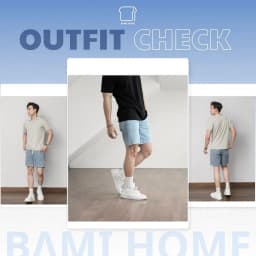 Thumbnail Quần short jeans nam cao cấp BAMIHOME quần đùi Jean vải dày đẹp không bay màu dễ phối đồ QJ03 3