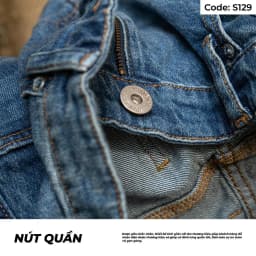 Thumbnail Quần Short Jeans Nam Xanh Wash Sáng S129 Denim Spandex Co Giãn Just Men Thời Trang Nam 4