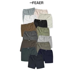 Thumbnail Quần Short Kaki Basic Sleek Vải Kaki Cá Sấu Lưng Chun, Co Giãn Thoải Mái, Trẻ Trung - FEAER 2