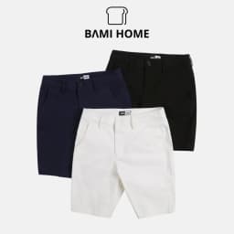Thumbnail Quần short kaki cao cấp sợi spandex BAMI HOME vải mềm mịn form thoải mái dễ phối đồ QK08 1