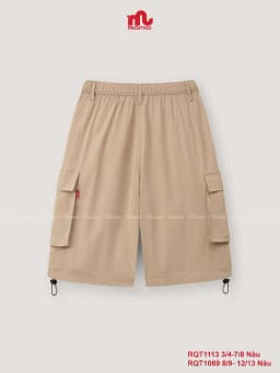 Thumbnail Quần short kaki cho bé trai RIOMIO chất liệu cao cấp, thiết kế thời trang RQT1113 2