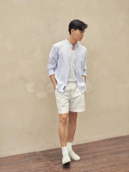 Thumbnail Quần short kaki nam DENIMST 2512, phong cách Hàn Quốc tối giản và lịch thiệp, đủ size tới 98kg 4