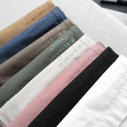 Thumbnail Quần Short Kaki Nam Garment Dye Form Regular QSID0230 4