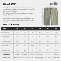 Thumbnail Quần Short Kaki Nam GUZADO Form RegularFit Cạp Cúc Lịch Sự Sang Trọng,Màu Basic Dễ Mặc MKS01 4