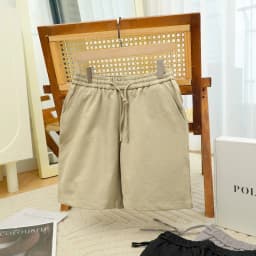 Thumbnail Quần Short Kaki Nam, Lưng Thun Dây Rút, Form Trên Gối, Chất Kaki Giãn 4 Chiều. Short Kaki POLYS 3