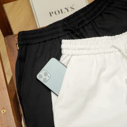 Thumbnail Quần Short Kaki Nam, Lưng Thun Dây Rút, Form Trên Gối, Chất Kaki Giãn 4 Chiều. Short Kaki POLYS 4