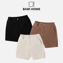 Thumbnail Quần short kaki nam SEREIN BAMI HOME chất liệu kaki cotton, form trên gối, phong cách Hàn Quốc QK15 1