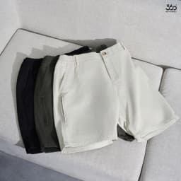 Thumbnail Quần short kaki nam thương hiệu 360 Boutique quần short nam cao cấp đứng form - QSKTK604 1