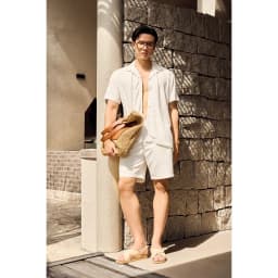 Thumbnail Quần Short Kaki Sidetab Xếp Ly Form Regular 4MEN QS069 vải mềm, thoáng mát, trẻ trung, năng động 4