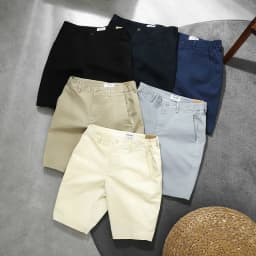 Thumbnail Quần short kaki TORANO, form basic, bọc viền dây dệt sườn, chất liệu cao cấp, bền màu 2