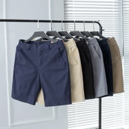 Thumbnail Quần short kaki TORANO, form basic, bọc viền dây dệt sườn, chất liệu cao cấp, bền màu 3