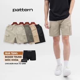 Thumbnail Quần short kaki túi hộp PATTERN PQ019 2