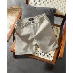 Thumbnail Quần short Linen basic MK CLEVER nam co giãn dầy dặn, cạp chun co giãn 2 chiều, thoáng mát trẻ trung 2