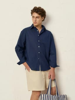 Thumbnail Quần short linen rayon PEALO thoáng mát mềm mại tạo cảm giác thoải mái phong cách trẻ trung 3