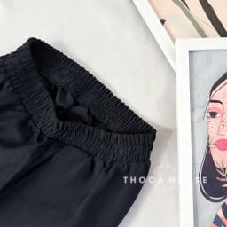 Thumbnail Quần short lưng thun basic trơn đen THOCA HOUSE trẻ trung, năng động thường ngày dễ phối 4