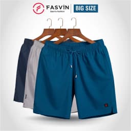 Thumbnail Quần Short Nam BIG SIZE  FASVIN D173 Từ 80 Đến 120KG Vải Gió Chun Đẹp Hàng Nhà Máy Tiện Dụng 1