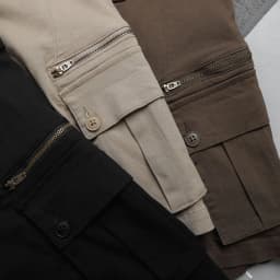 Thumbnail Quần Short Nam Diagonal Cargo Neutral, Chất Vải Kaki Cotton, QS0076, SOMEHOW 4
