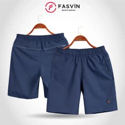 Thumbnail Quần short nam Fasvin Q23578.HN vải dù gió trơn mát co giãn chất đẹp hàng nhà máy 1