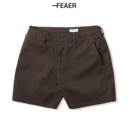 Thumbnail Quần short nam Fundamental vải kaki cá sấu lục giác, dây rút ẩn, co giãn nhẹ, thấm hút tốt, form trên gối tôn dáng-FEAER 3