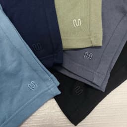 Thumbnail Quần short nam INSIDEMEN vải dệt kim mềm mại cạp chun thoải mái thoải mái giữ  ISOR01 2